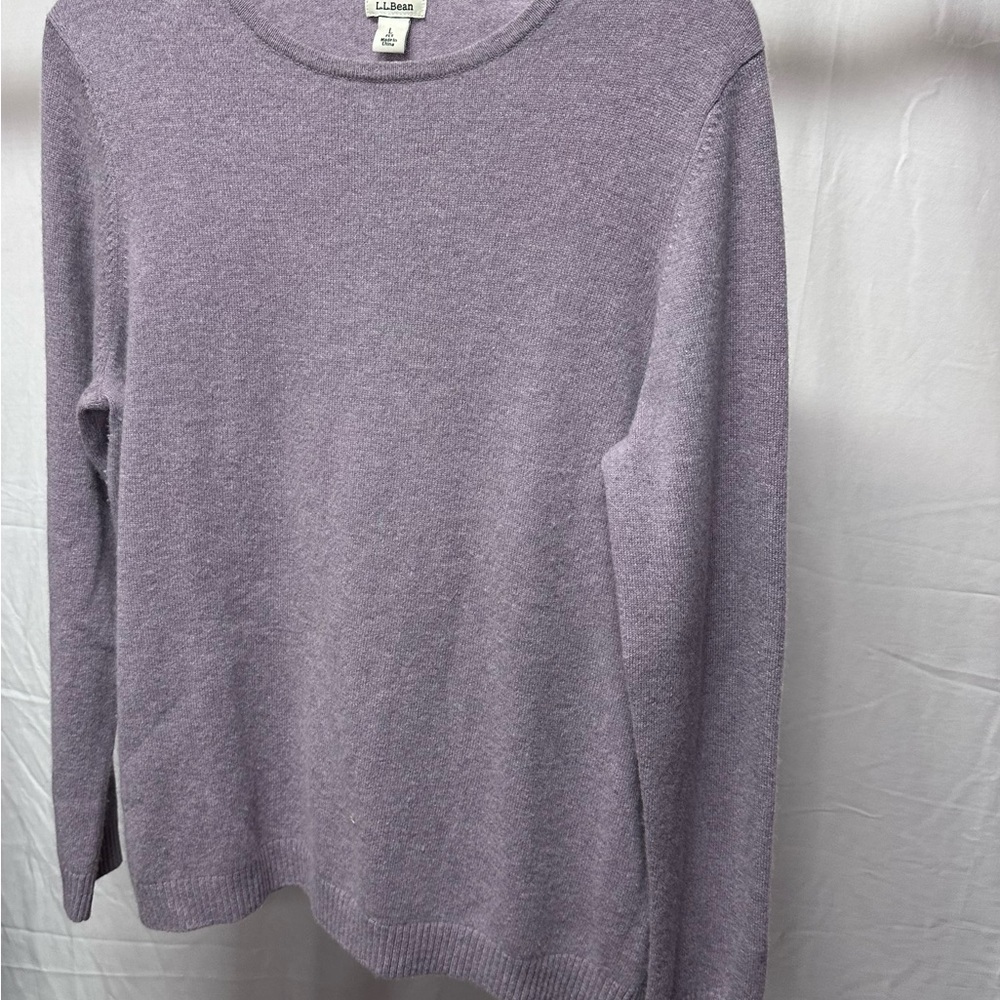 L.L. Bean Lavender Knit Top